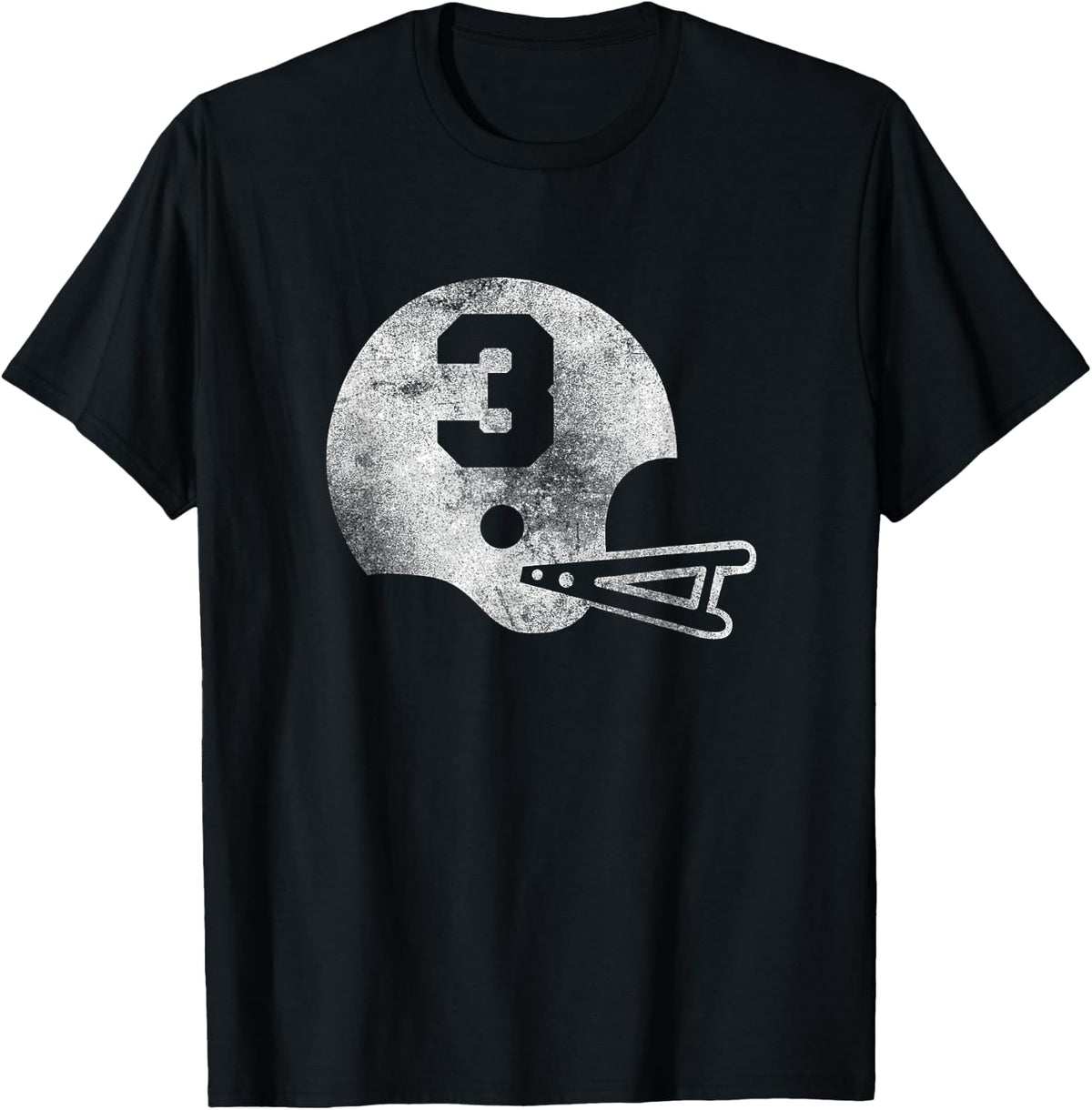Vintage Football Jersey Number 3 T Shirt Player Number 121