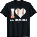 I Heart Baseball Stitch J D Martinez New 2