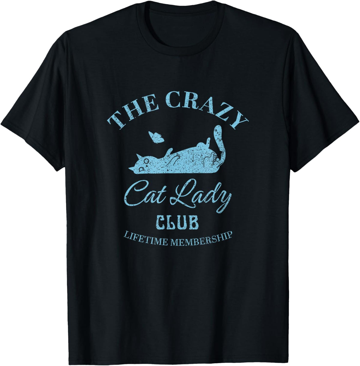 Crazy Cat Lady Club Distressed Shirt 152