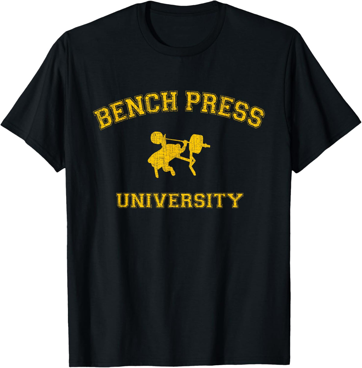 Bench Press Classic College Style University Shirt 322