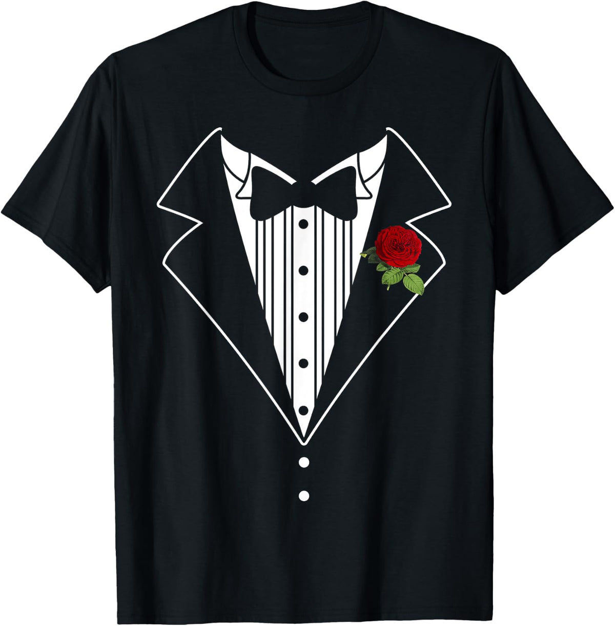 Tuxedo Funny Fake Tux Wedding Bachelor Prom Shirt 271