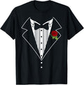 Tuxedo Funny Fake Tux Wedding Bachelor Prom Shirt 151