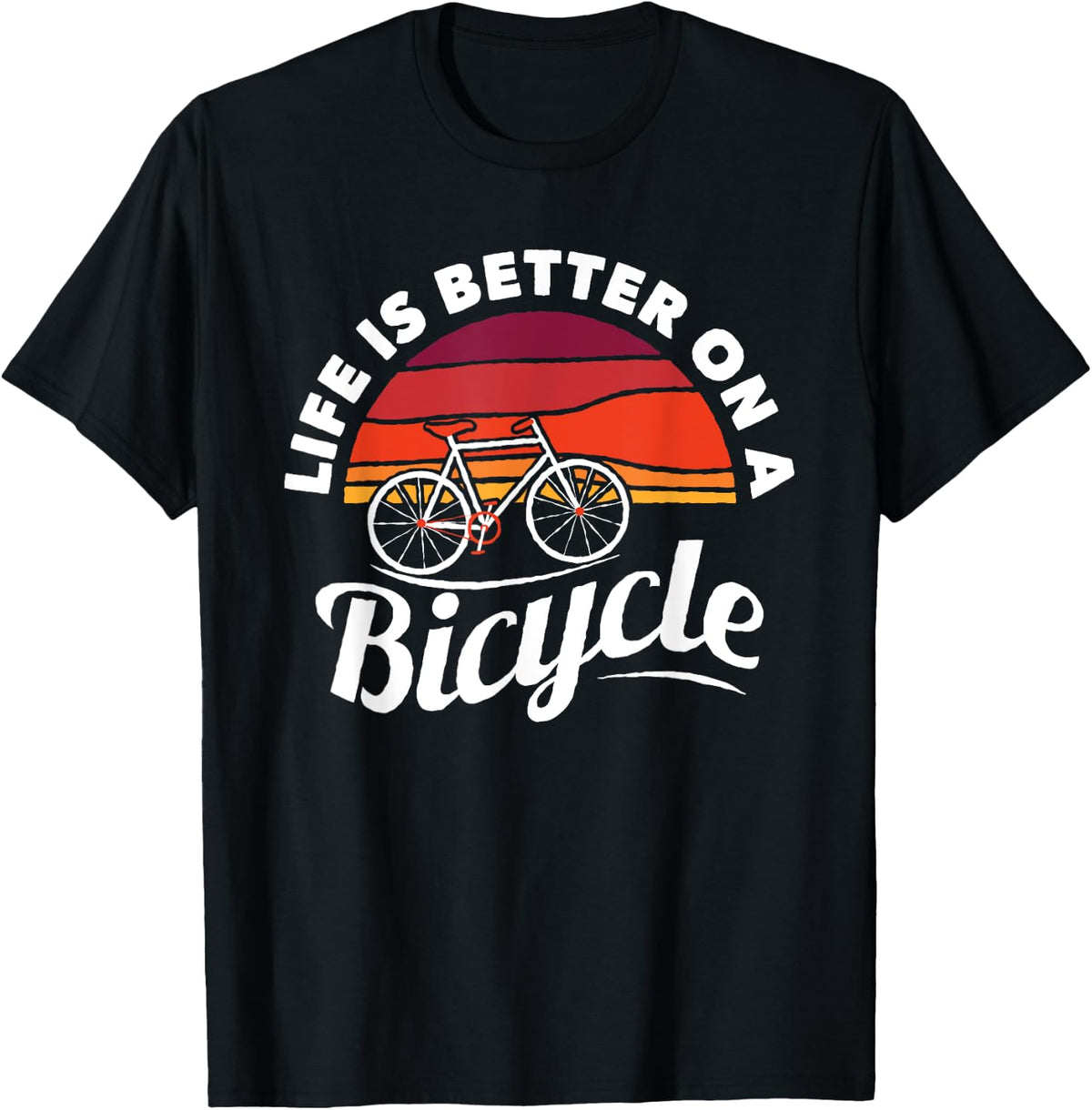 Cycling Bike Biking Cyclist Retro Theme Bicycle Quote Shirt 14