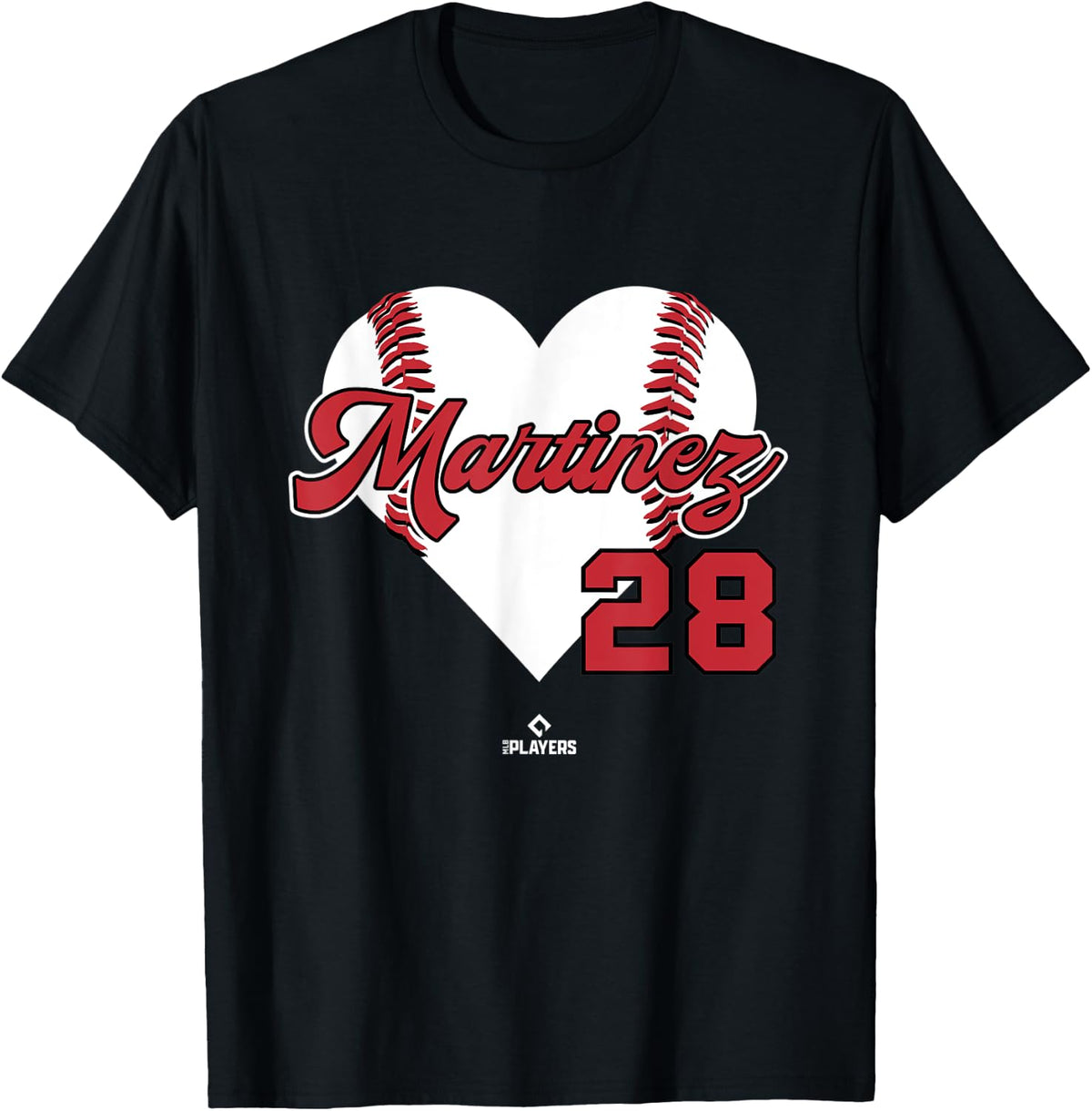 Baseball Heart JD Martinez Boston MLBPA