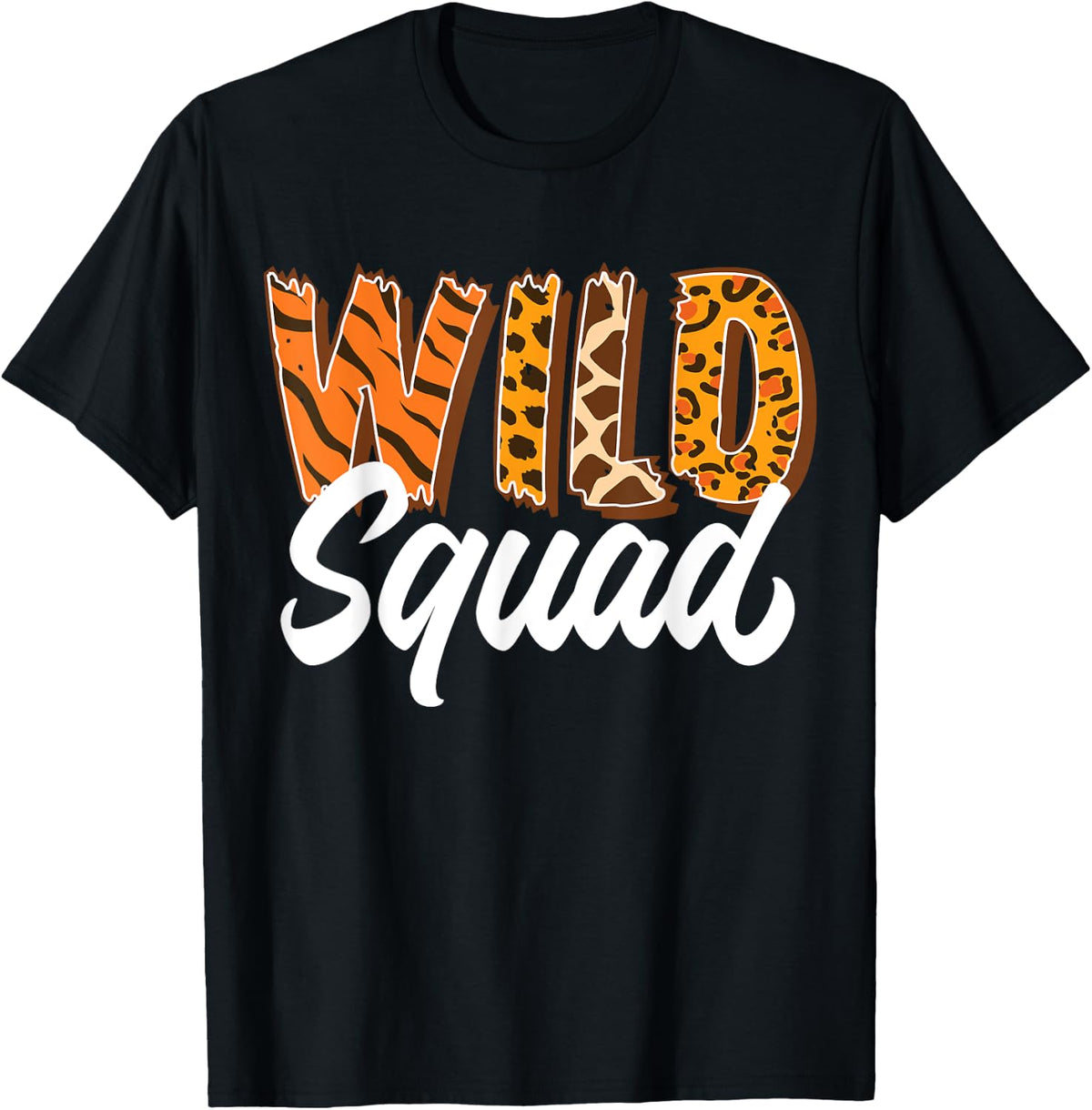 Wild One Squad Two Family Birthday Zoo Animal Matching Shirt 287