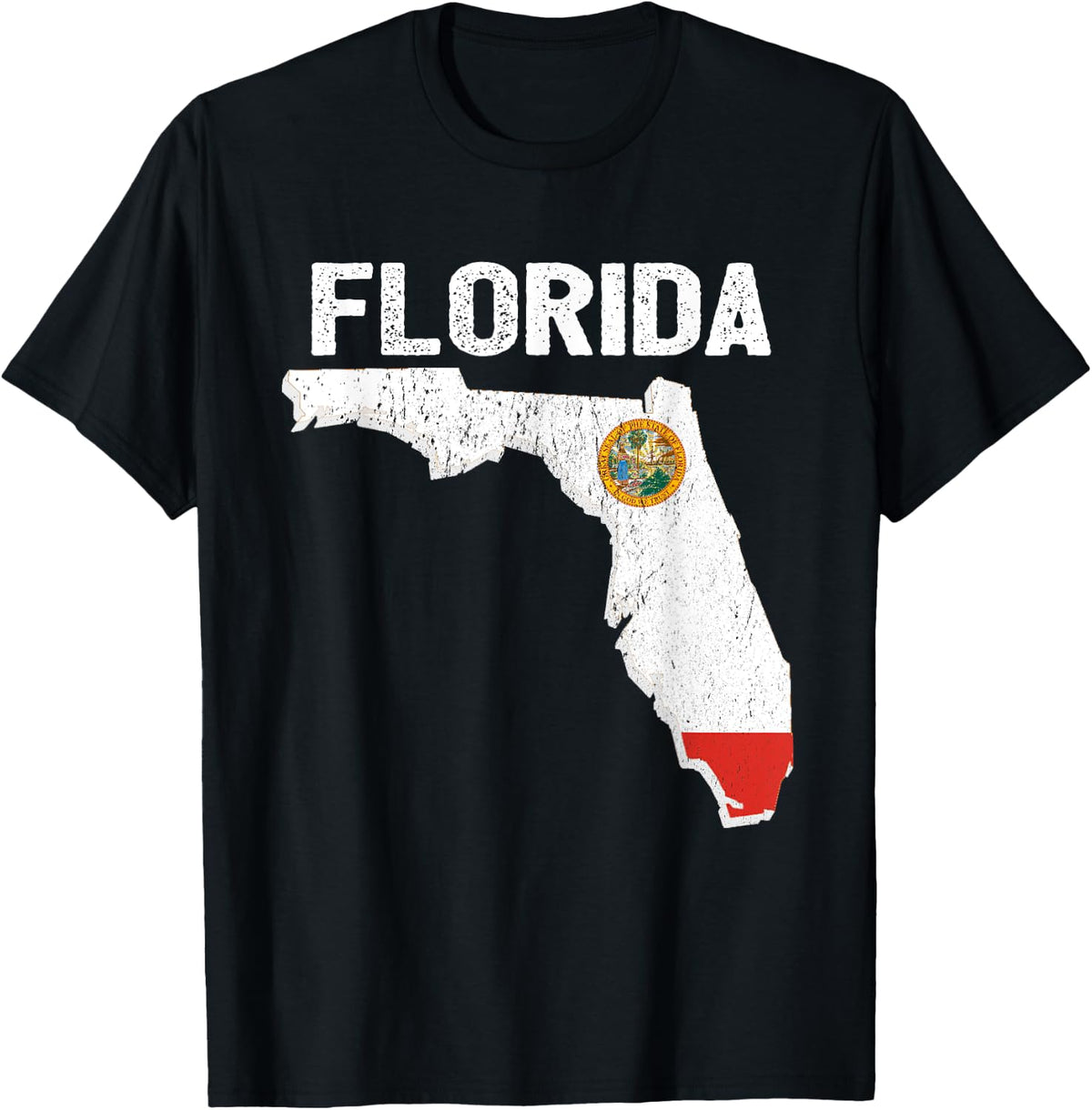 Florida Distressed T Shirt Souvenir Gift