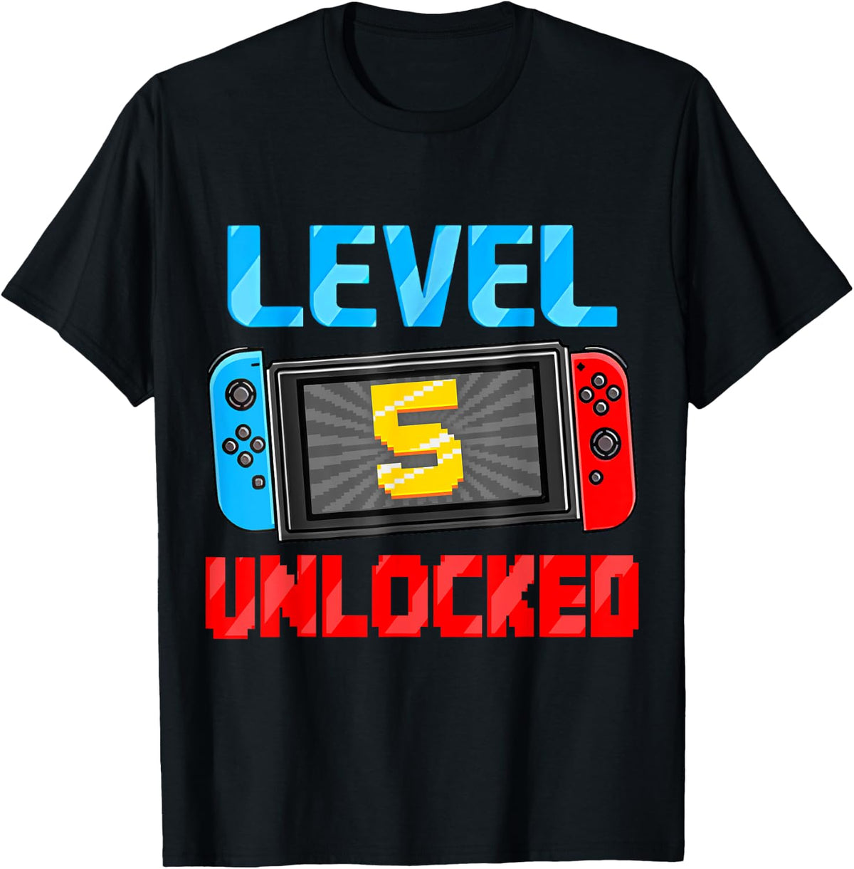 Level 5 Unlocked Gamer 5th Birthday Gift Video Game Boys Design 250