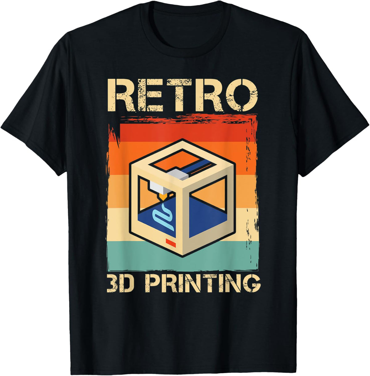 Retro 3d Printing Printer Apparel Gift Ready