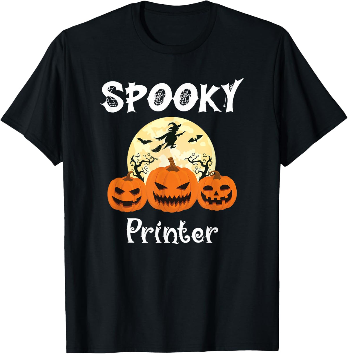 Spooky Printer Funny Halloween Apparel Gift Ready