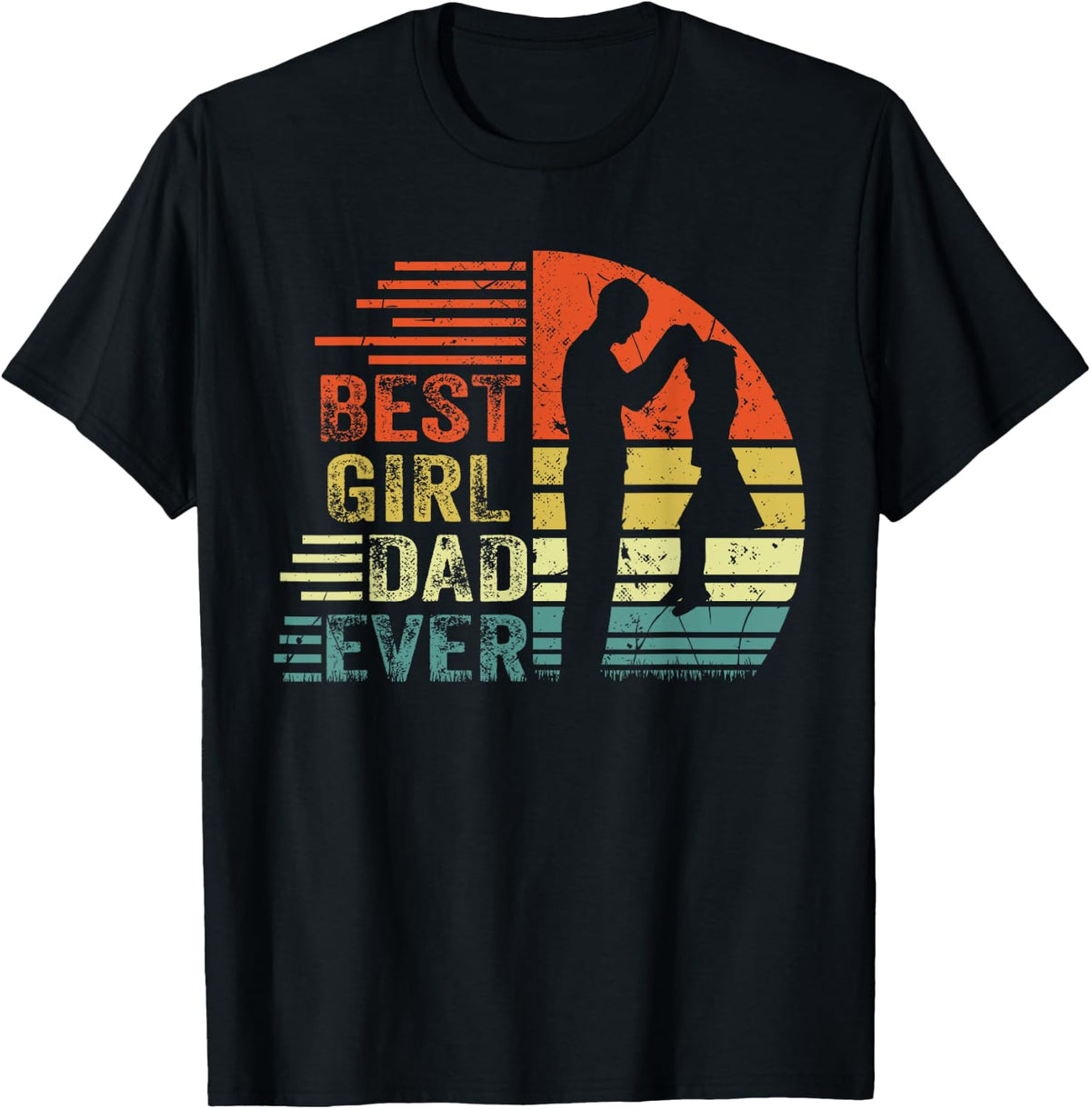 Girl Dad Vintage Daddy Daughter Fathers Day Shirt 19