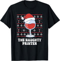 The Naughty Printer Funny Christmas Apparel Premium Print