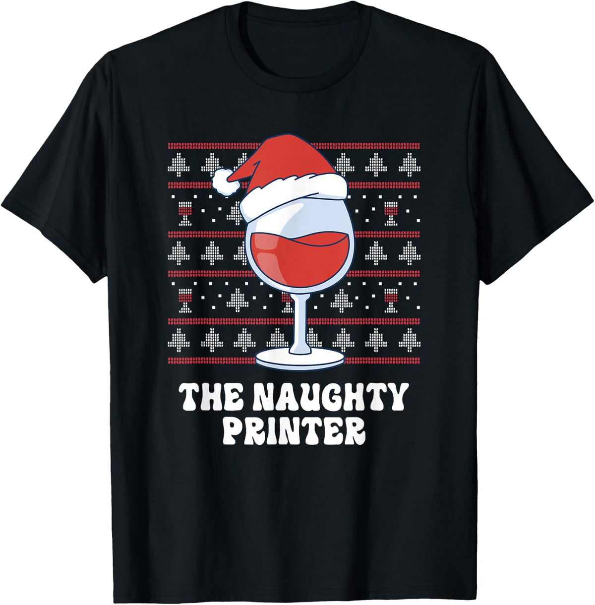 The Naughty Printer Funny Christmas Apparel Premium Print