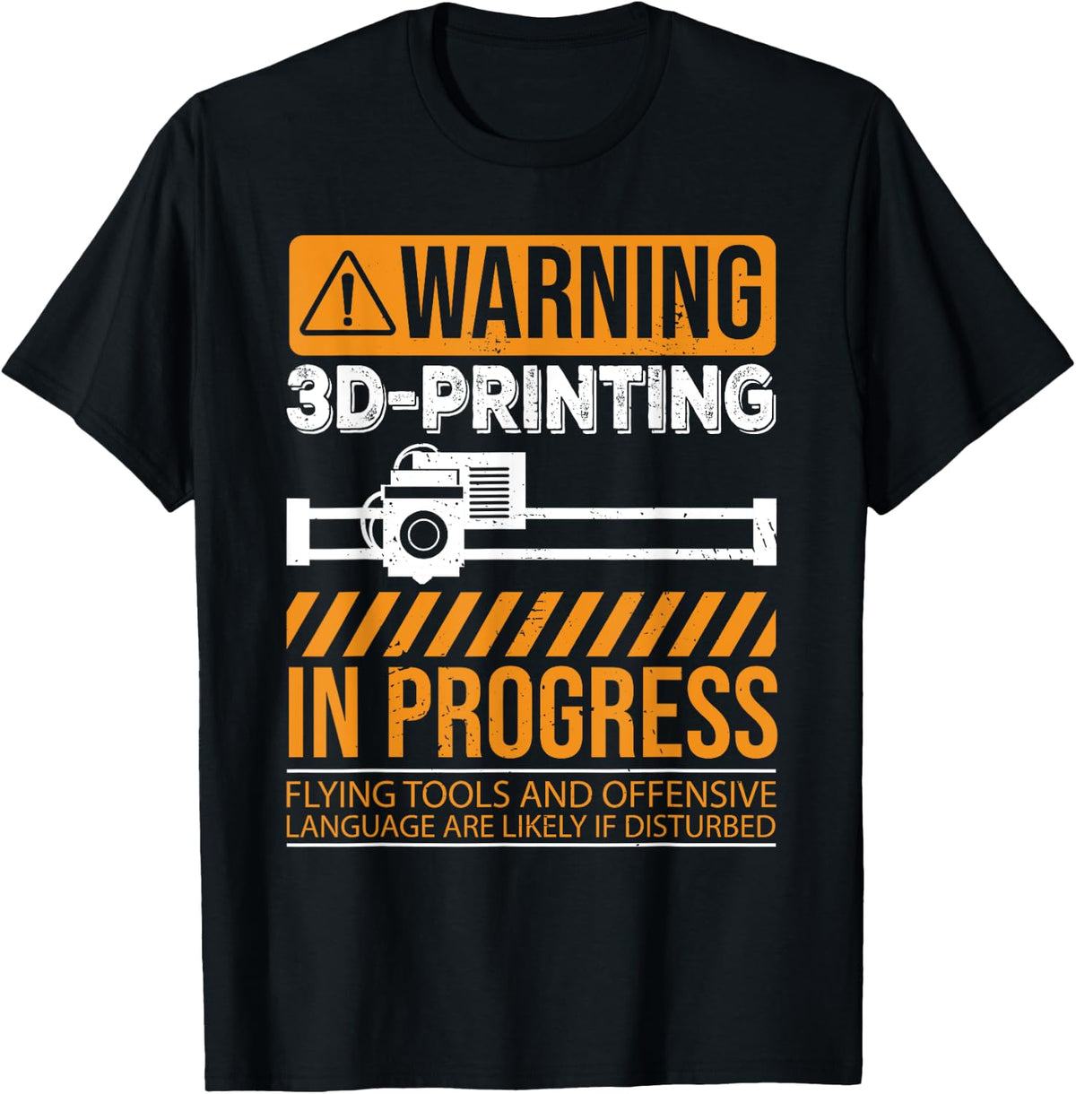 Warning 3d Printing In Progress Printer Apparel US Trend 4