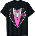 Tuxedo Costume Lazy Halloween Pink Shirt for Boys 165