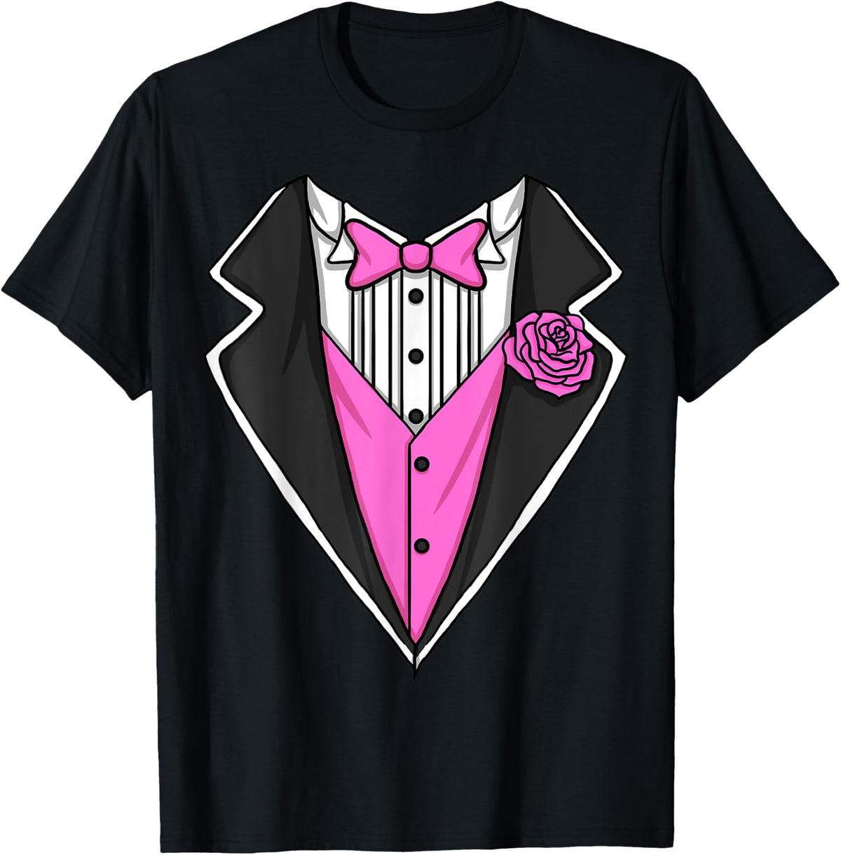 Tuxedo Costume Lazy Halloween Pink Shirt for Boys 95