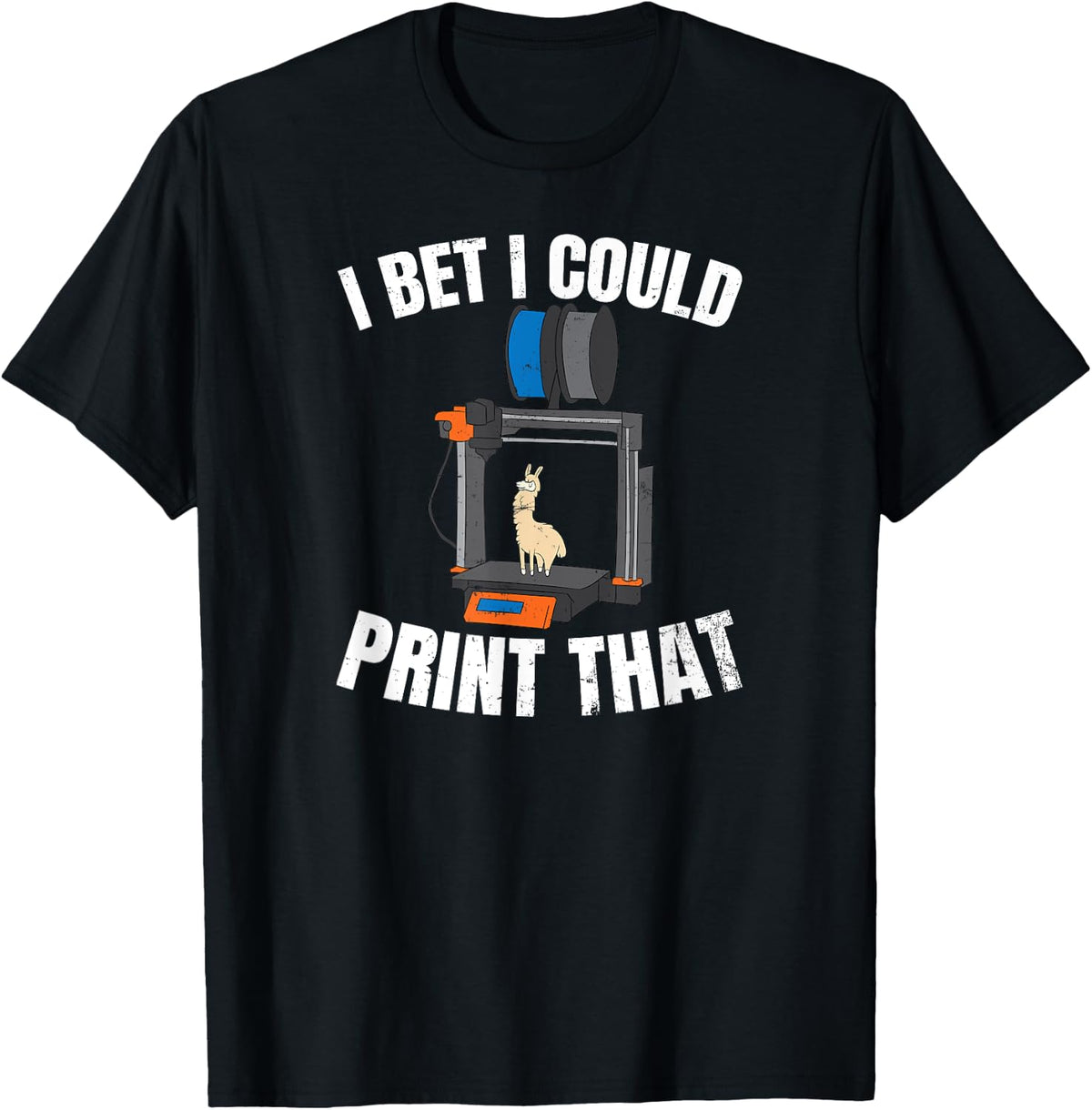 Machinist Gifts 3d Printing Design I Bet Could Print That Gift Unisex Kids Black Cotton T Shirt Small T Shirt Minimal St