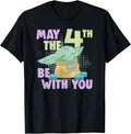 Sci-Fi Bounty Hunter May the 4th Be With You Green Alien Shirt 138
