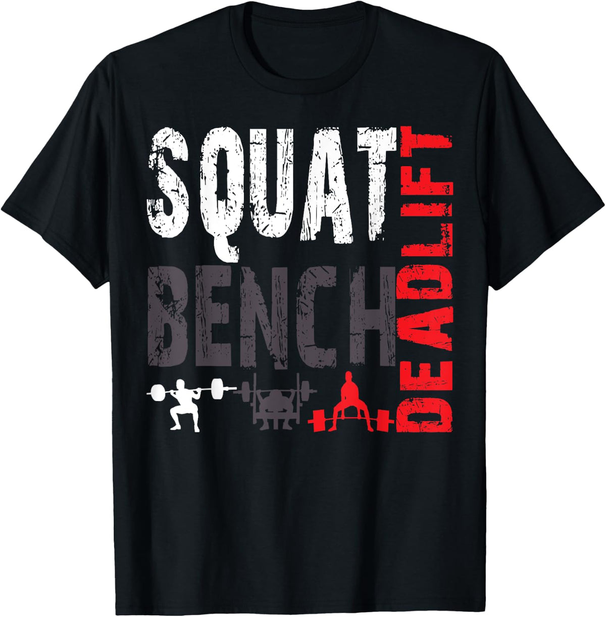 Bench Press Squat Deadlift Powerlifting Weightlifting Shirt 104