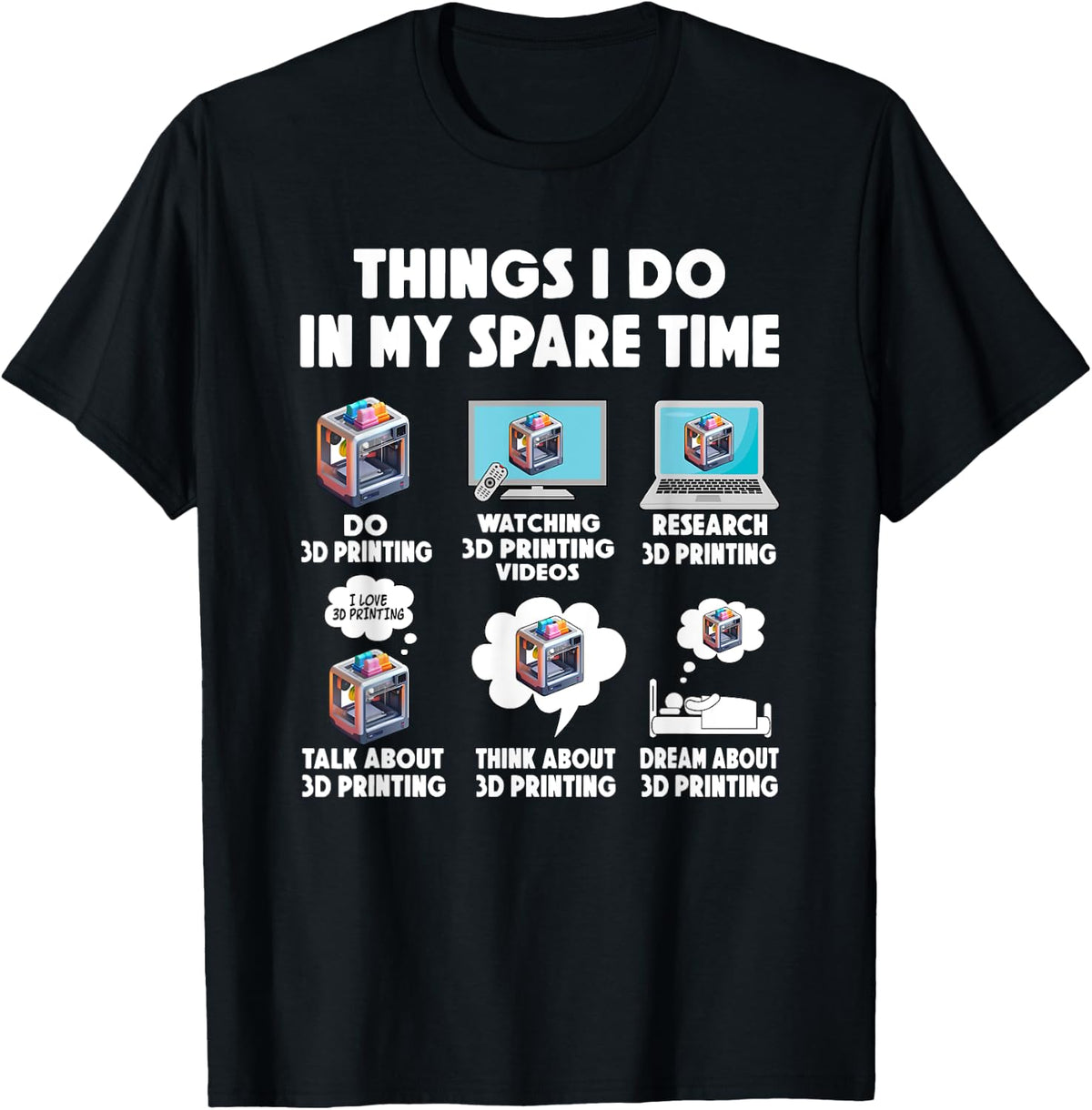 3d Printing Filament Print Computer Programmer Apparel Everyday Wear