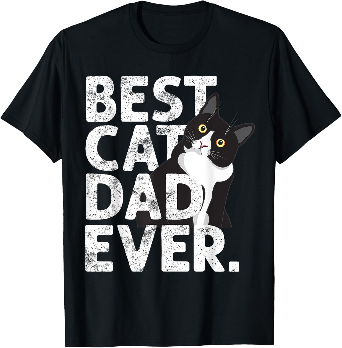 Tuxedo Cat Daddy Funny Best Dad Ever Gift Shirt 9