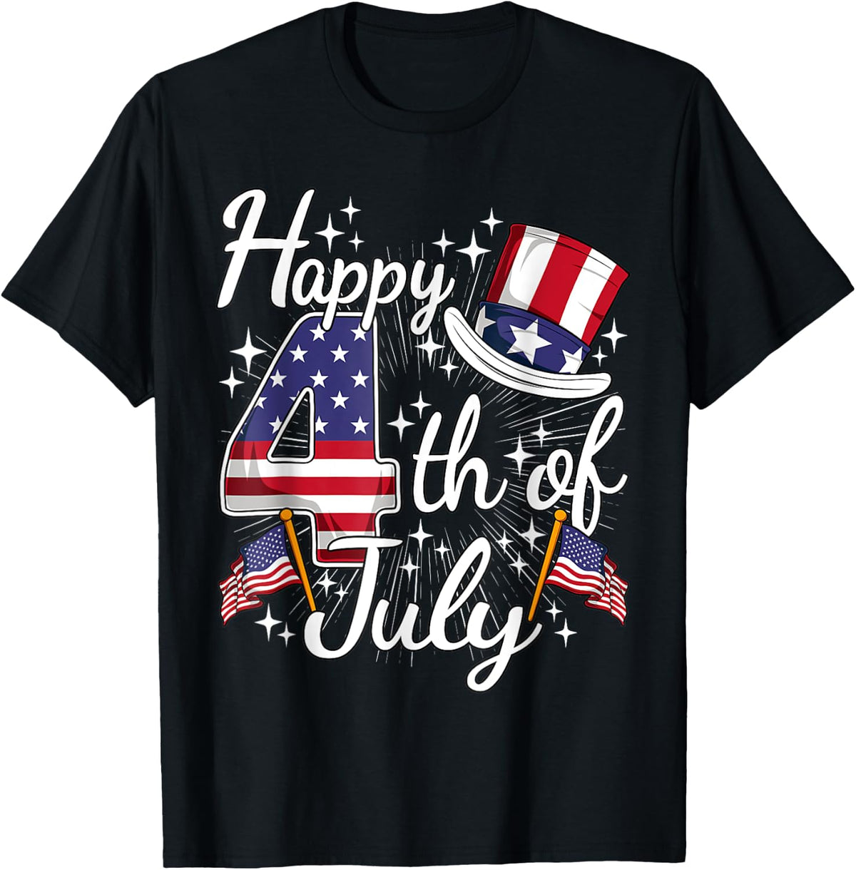 Happy 4th of July Patriotic American Flag USA Shirt for Men Women Kids 303