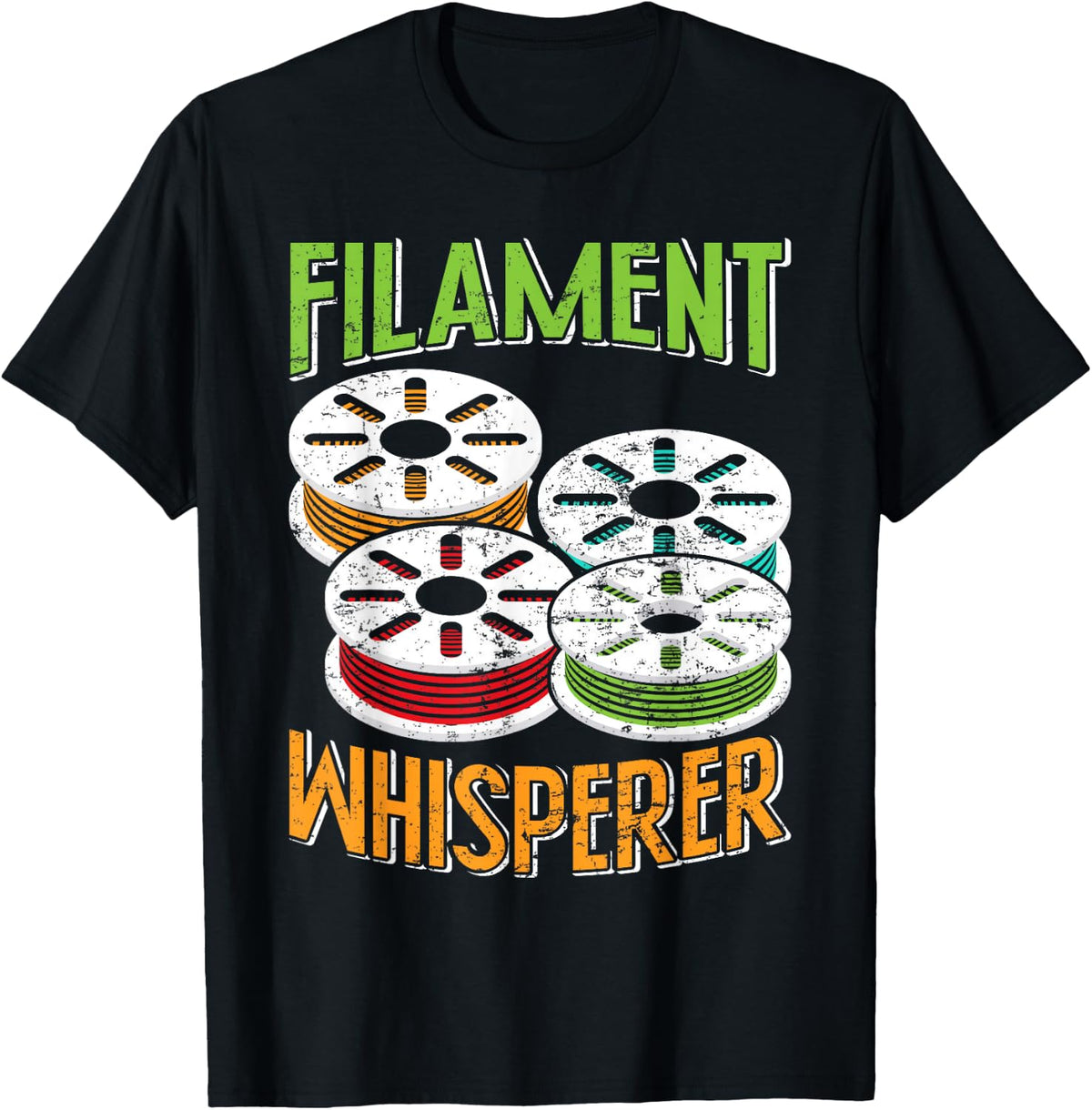 Filament Whisperer 3d Printing Funny 3 D Printer Apparel Clean Design
