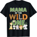 Wild One Mama 1st Birthday Safari Family Matching Shirt 497