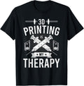 3d Printing Is My Therapy Printer Lovers Apparel Premium Print