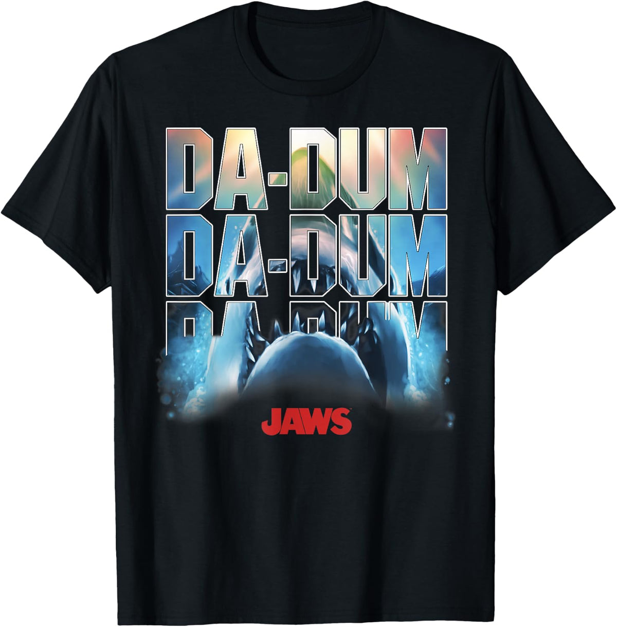 Shark Attack Suspense Theme Build Up Logo Shirt 28