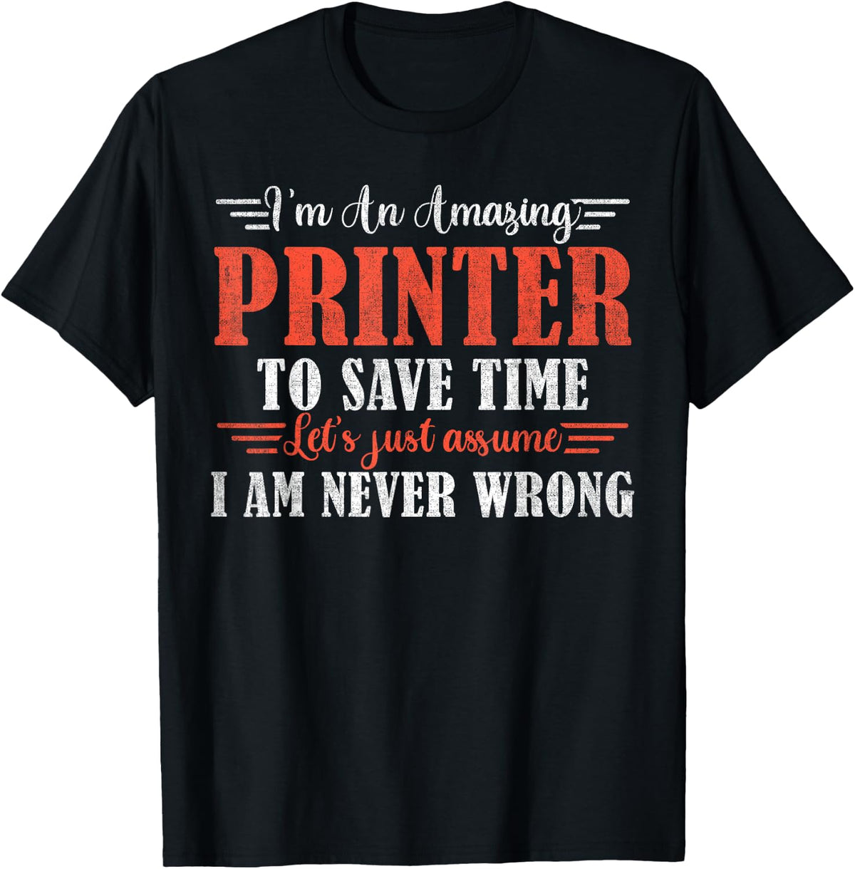 Amazing Printer Apparel Premium Print