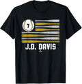 Baseball American Flag J D Davis Oakland 2