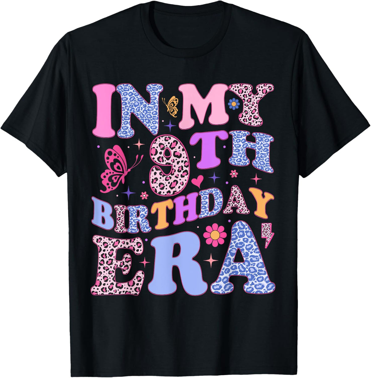 In My 9th Birthday Era Nine 9 Year Old Girls Birthday Design 64