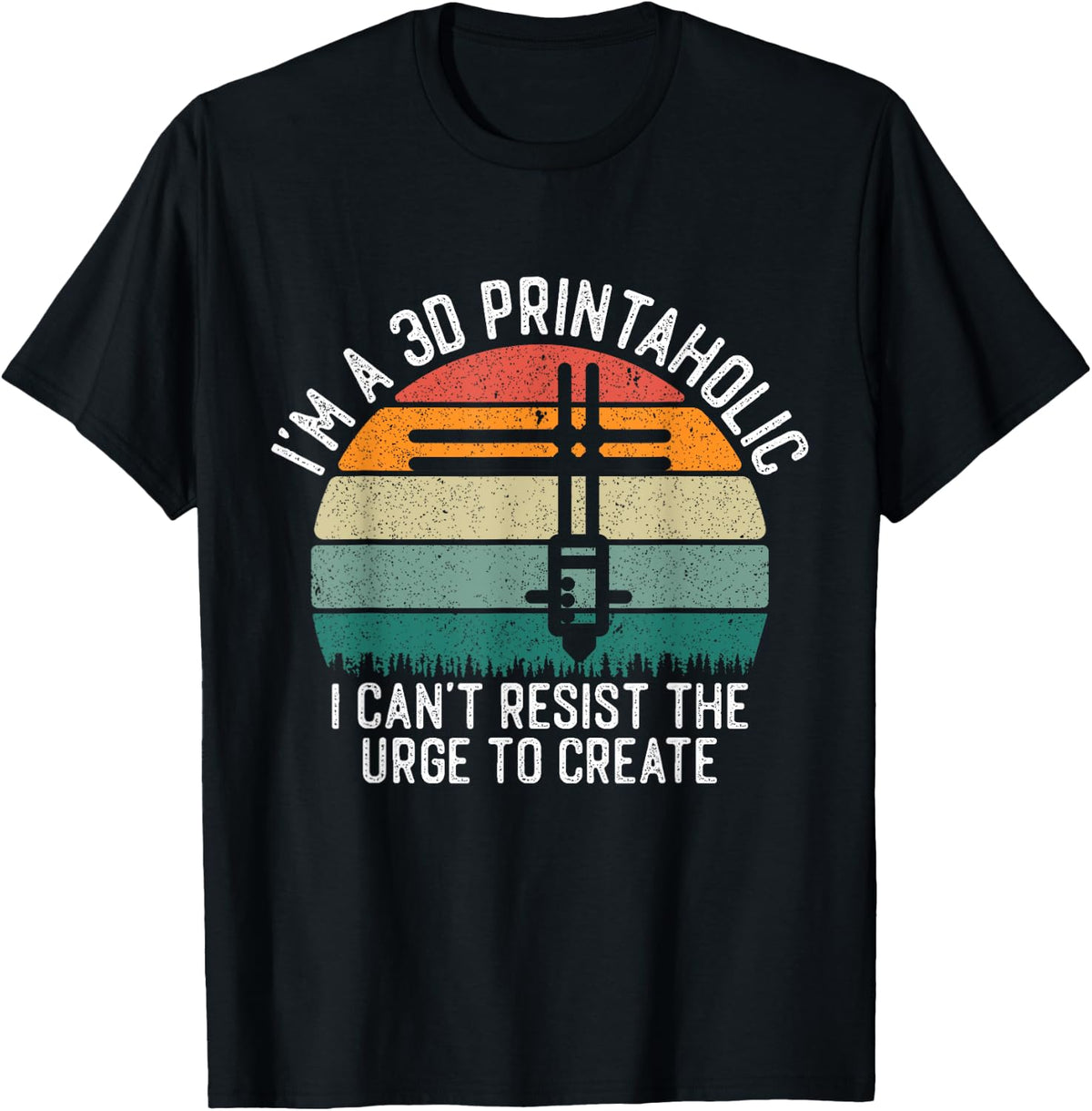 Vintage Retro 3d Printer Tee Gift Idea For Geeks T Shirt Gift Ready