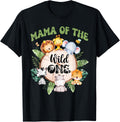 Wild One Mama 1st Birthday Safari Family Matching Shirt 512