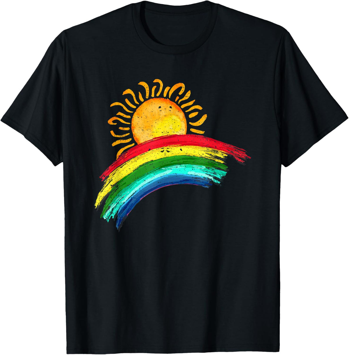 Sunshine and Rainbows Cute Distressed Gift Men Women