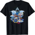 Shark Attack Poster Collage Shirt 45