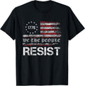 Resist Trump Protest Anti Political US Flag We The People