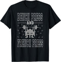 Bench Press and French Coffee Gym Workout Lover Shirt 124