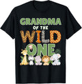 Wild One Grandma 1st Birthday Safari Family Matching Shirt 245