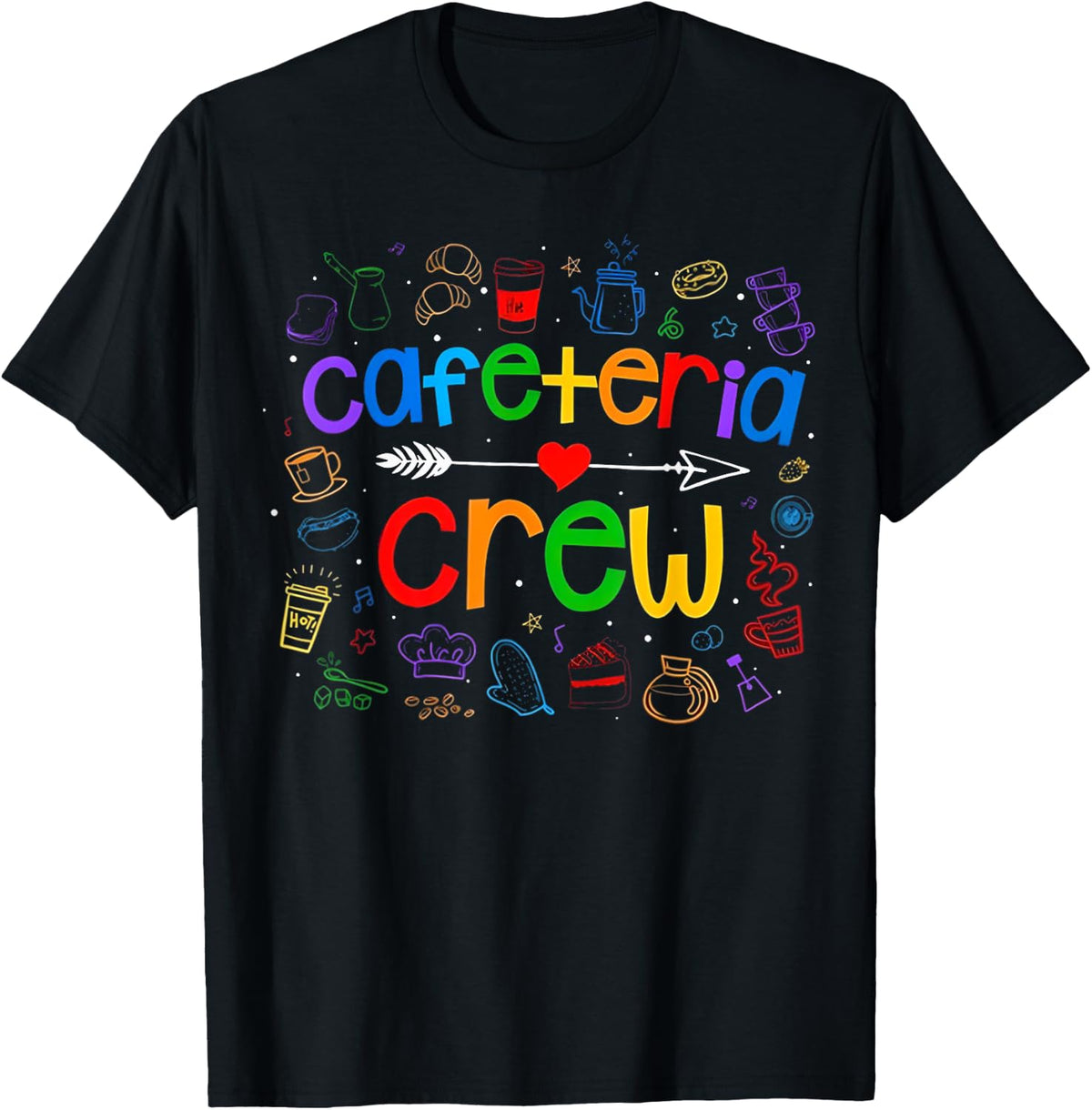 Cafeteria Squad Crew Lunch Ladies Rock School Worker Shirt 105