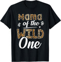 Wild One Mama Zoo Themed 1st Birthday Party Shirt 97