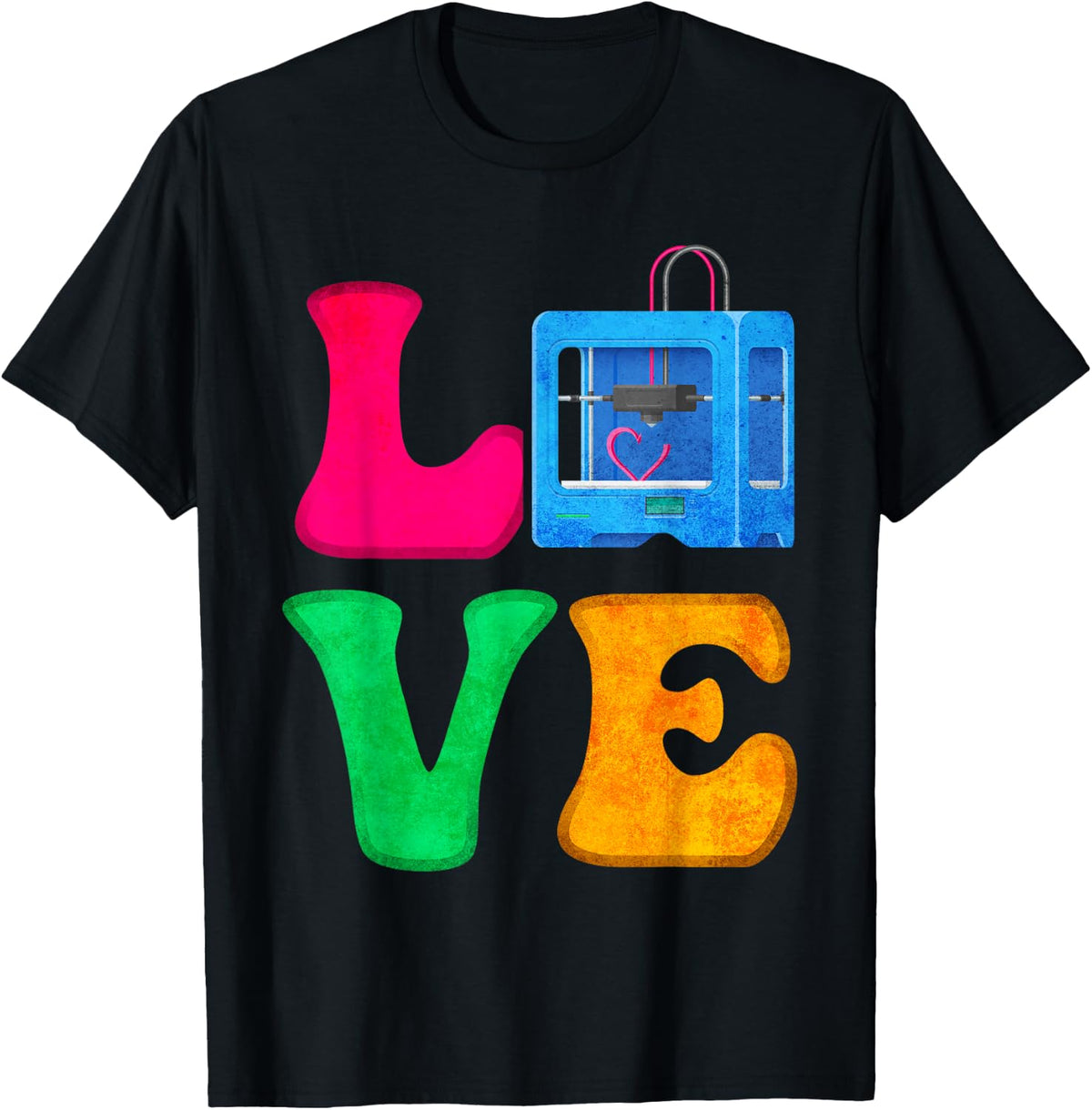 3d Printing Printer Machine Love Apparel Clean Design