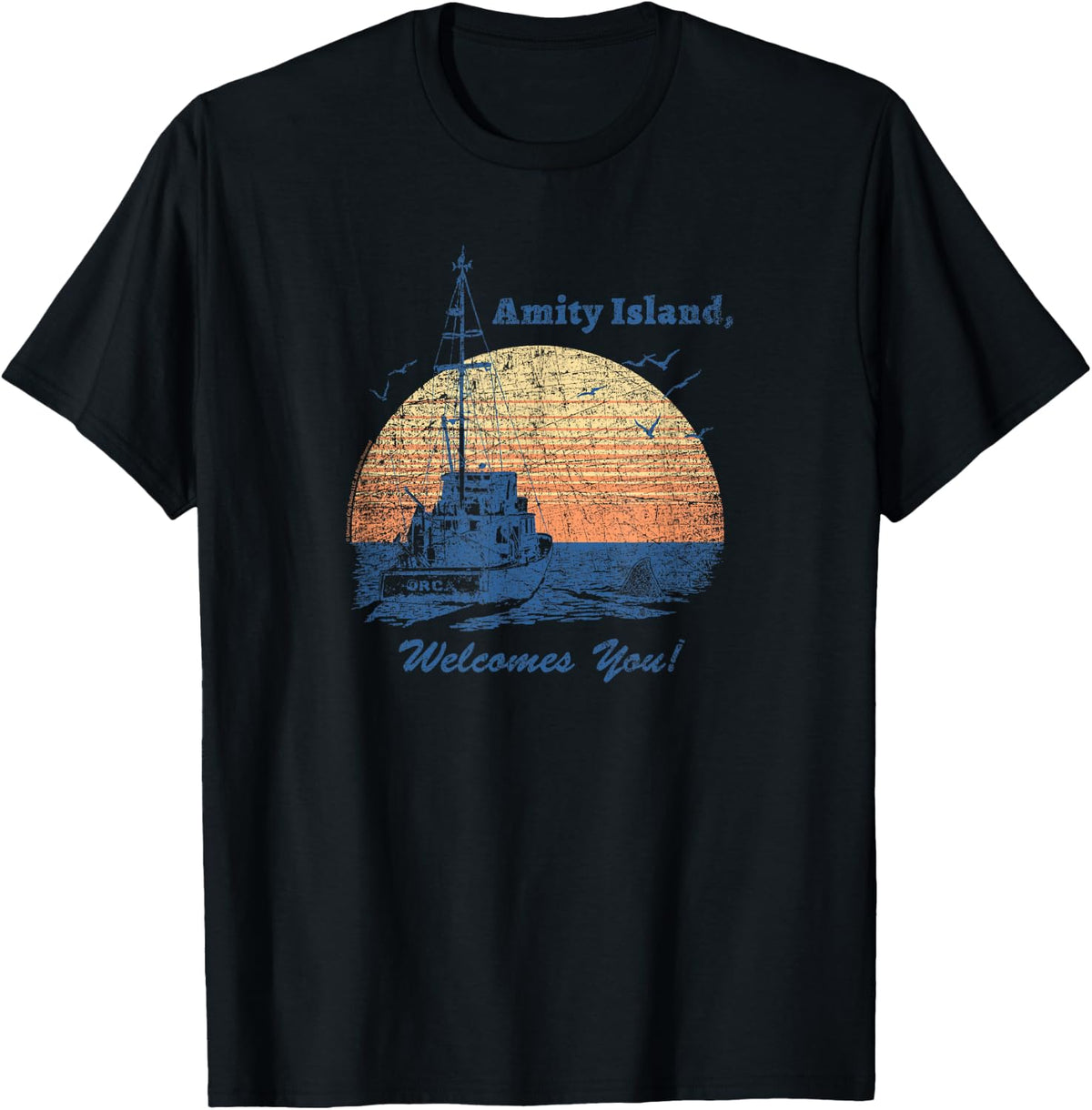 Shark Attack Vintage Island Shirt 45