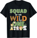 Wild One Squad 1st Birthday Safari Family Matching Shirt 320