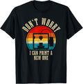 Vintage Retro 3d Printer Tee Idea For Geeks T Shirt Clean Design