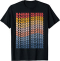 Machine Printer Groovy Retro Apparel Gift Ready