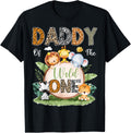 Wild One Daddy 1st Birthday Safari Jungle Shirt for Kids 209