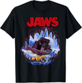 Shark Mouth View of Orca Poster Style Shirt 50