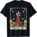 The Cat Lady Tarot Card Vintage Gothic Shirt for Moms 134