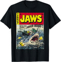 Shark Pulp Attack Comic Cover Short Sleeve Shirt 18